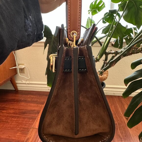 EUC Tory Burch Petite Lee Radziwill Double Bag - Picture 4 of 8